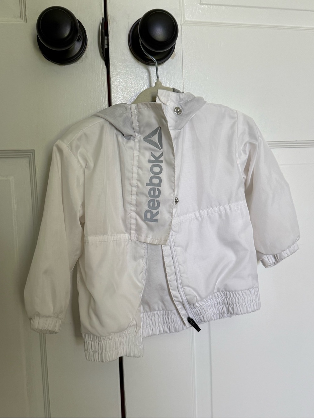 White Reebok Windbreaker - Size 12 months